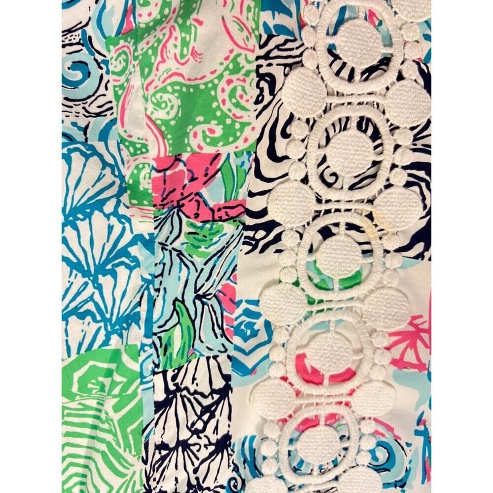 Lilly Pulitzer Idi Shift Patchwork Dress Size 0 - image 7